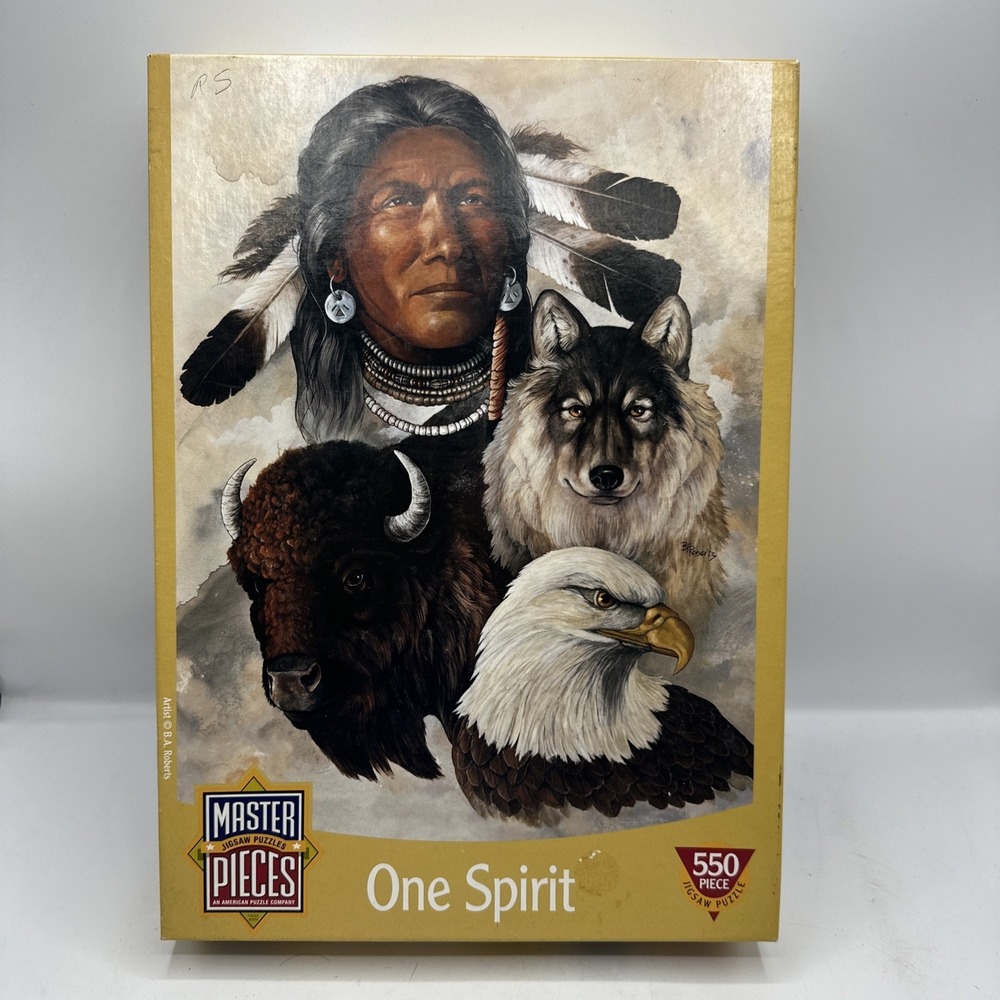 MasterPieces - One Spirit 550 Piece Jigsaw Puzzle Artist B.A. Roberts 18‎ X 24
